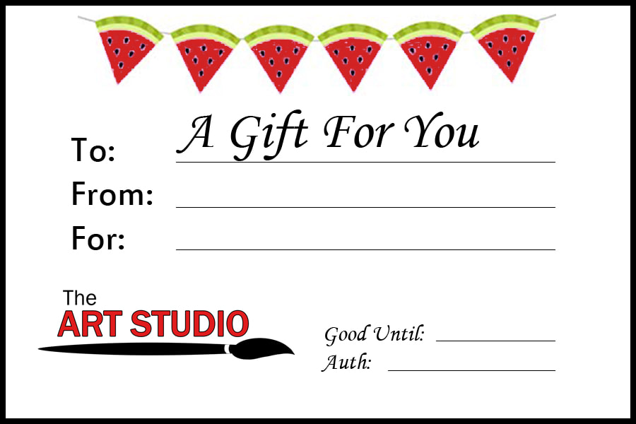 The Art Studio Gift Card